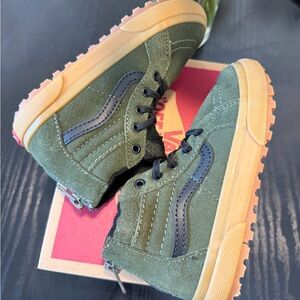 Vans Kids MTE Sk8-Hi zip Sneakers - Grape Leaf/Gum